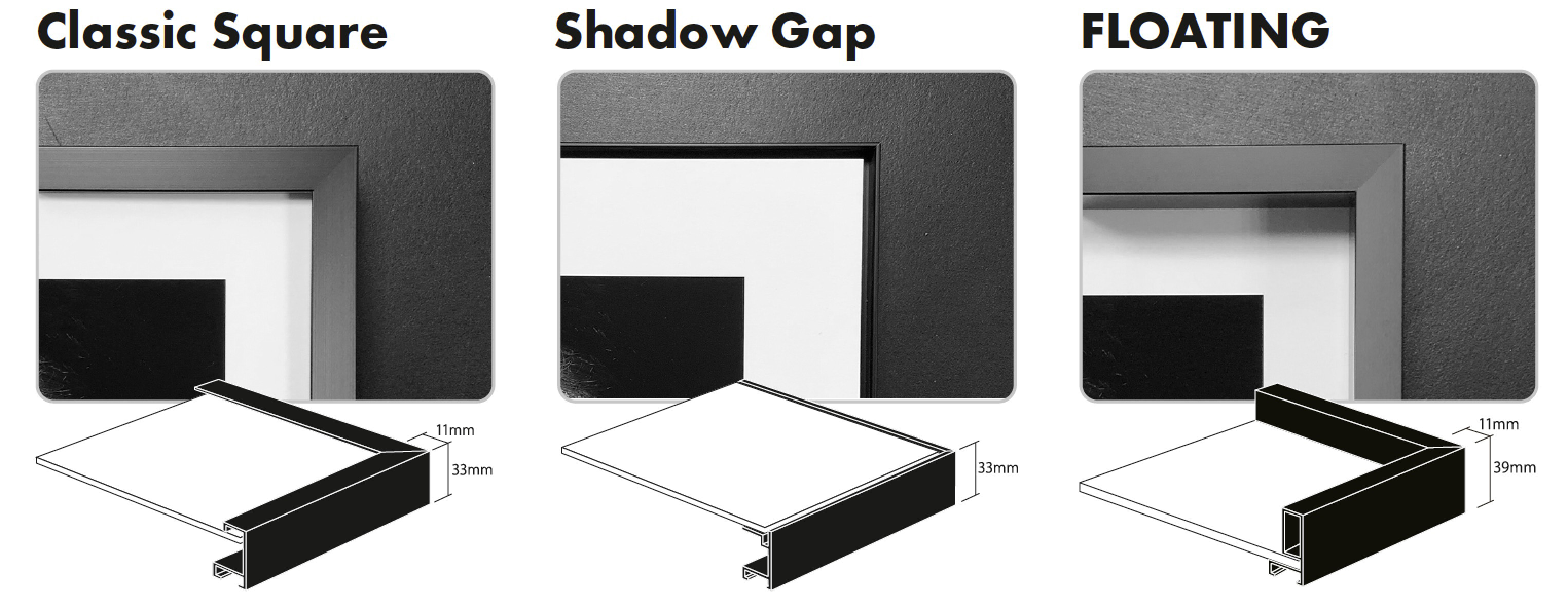 Will Magazine Ilford Galerie Rahmen Set, Format A3+, Alu