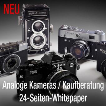 24-Seiten Whitepaper Kaufberatung „Analoge Kameras und Zubehör“ 
